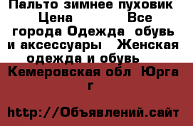 Пальто зимнее пуховик › Цена ­ 2 500 - Все города Одежда, обувь и аксессуары » Женская одежда и обувь   . Кемеровская обл.,Юрга г.